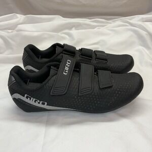 Giro‎ Stylus Men's Road Cycling Shoes Size 43 EU / 9.5 US Black/Gray